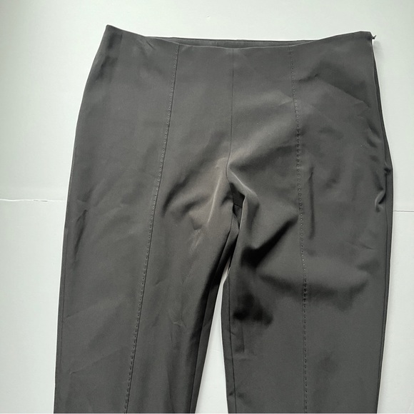 The Row Trousers Black Pants Business Casual Slacks Stretch Crepe Straight Sz 4 - Picture 12 of 15